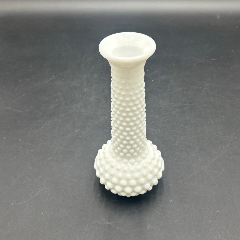 Bundle Set Of 2 Westmoreland Diamond Hobnail Top Hat & Vase
